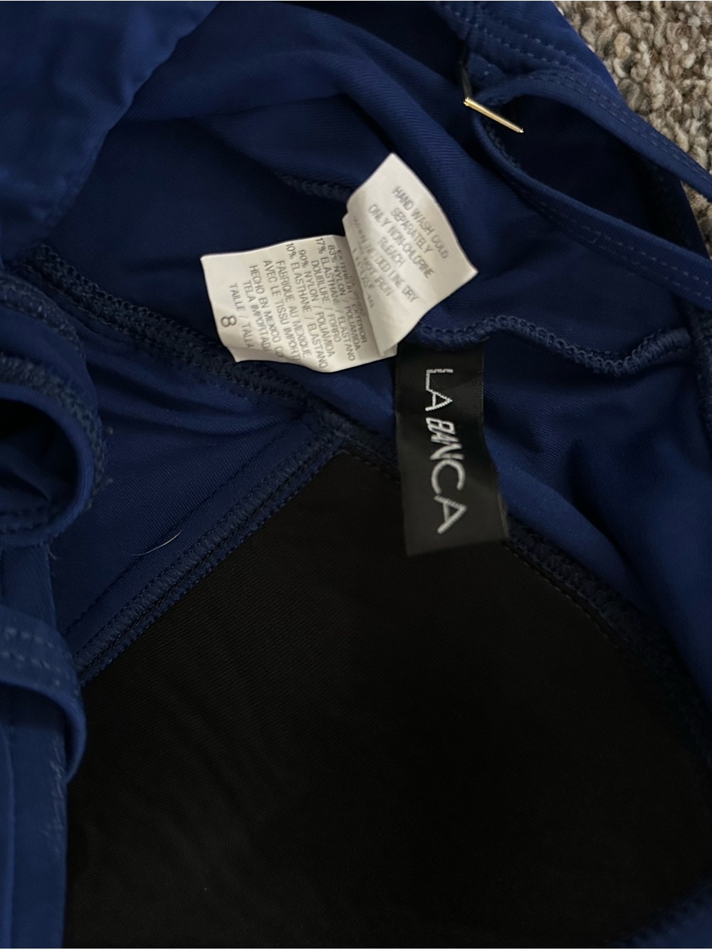 La Blanca Royal Blue Women's One-Piece Swimsuit - Picture 4 of 4